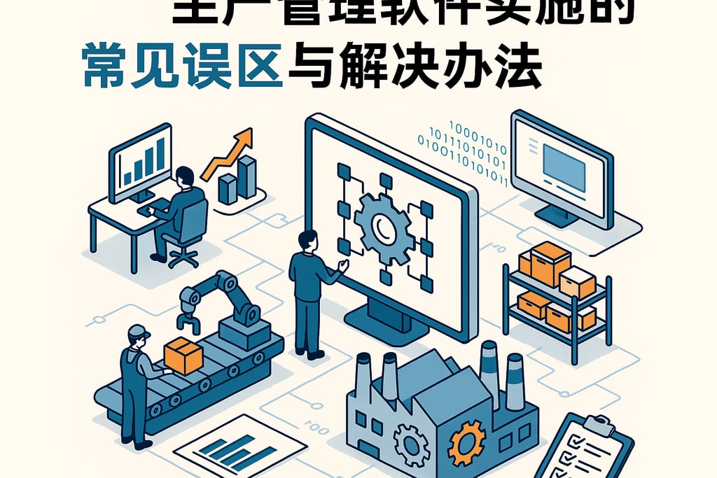 2025 年生产管理软件实施的常见误区与解决办法